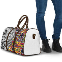 Niue Hiapo and Maori Decoration Tattoos Travel Bag - Polynesian Pride