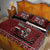 New Zealand Christmas Quilt Bed Set Meri Kirihimete Aotearoa Warrior on Waka with Maori Art Tattoo