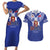 Toa Samoa Rugby Couples Matching Short Sleeve Bodycon Dress and Hawaiian Shirt Six Eight Five to The World