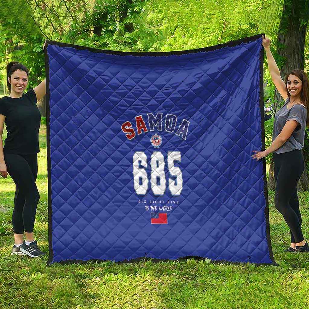 Toa Samoa Rugby Quilt Six Eight Five to The World