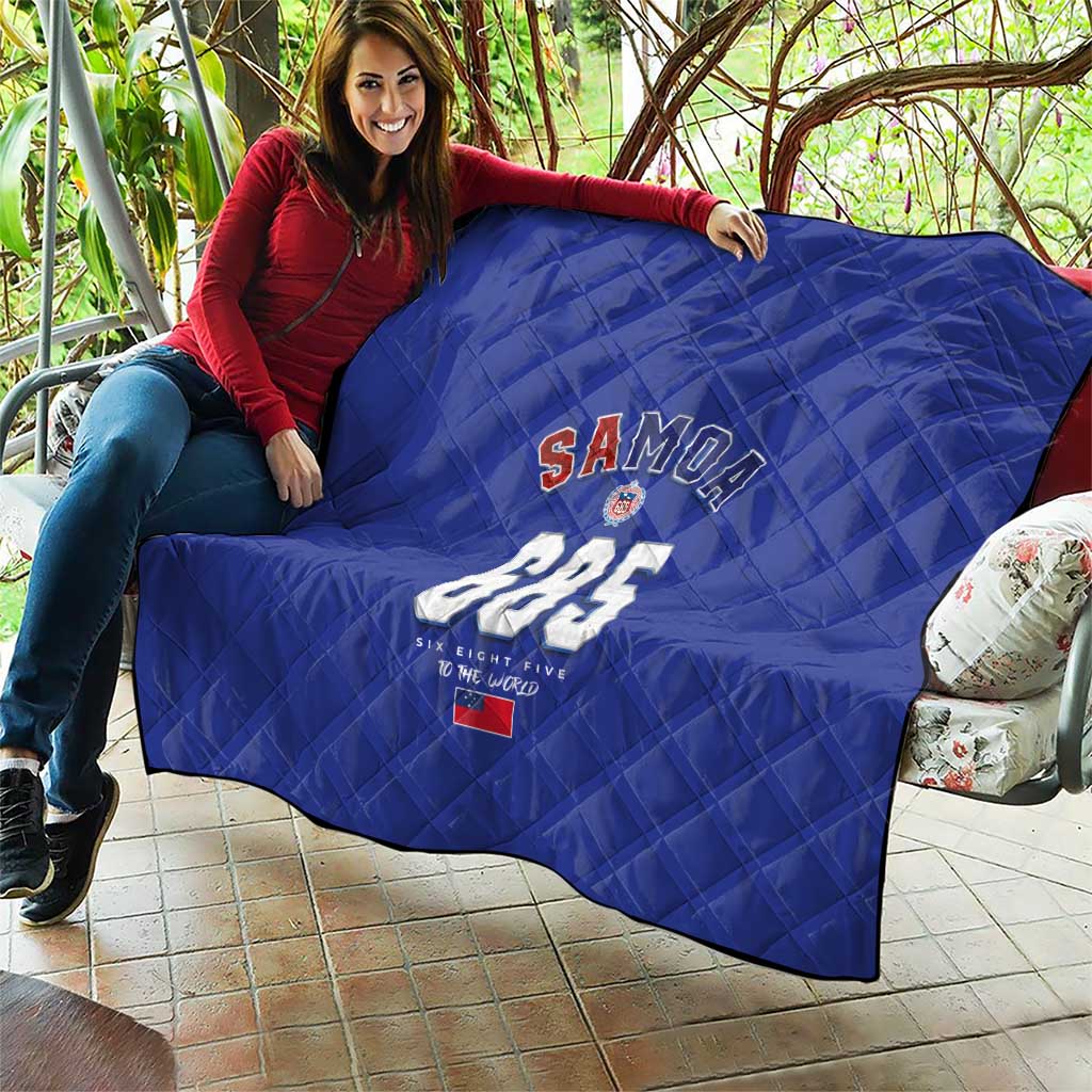 Toa Samoa Rugby Quilt Six Eight Five to The World