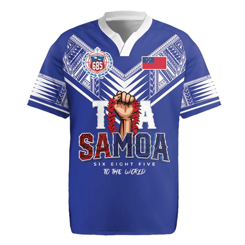 Toa Samoa Rugby Rugby Jersey Six Eight Five to The World
