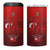 Mate Ma'a Tonga Rugby 4 in 1 Can Cooler Tumbler Six Seven Six to The World