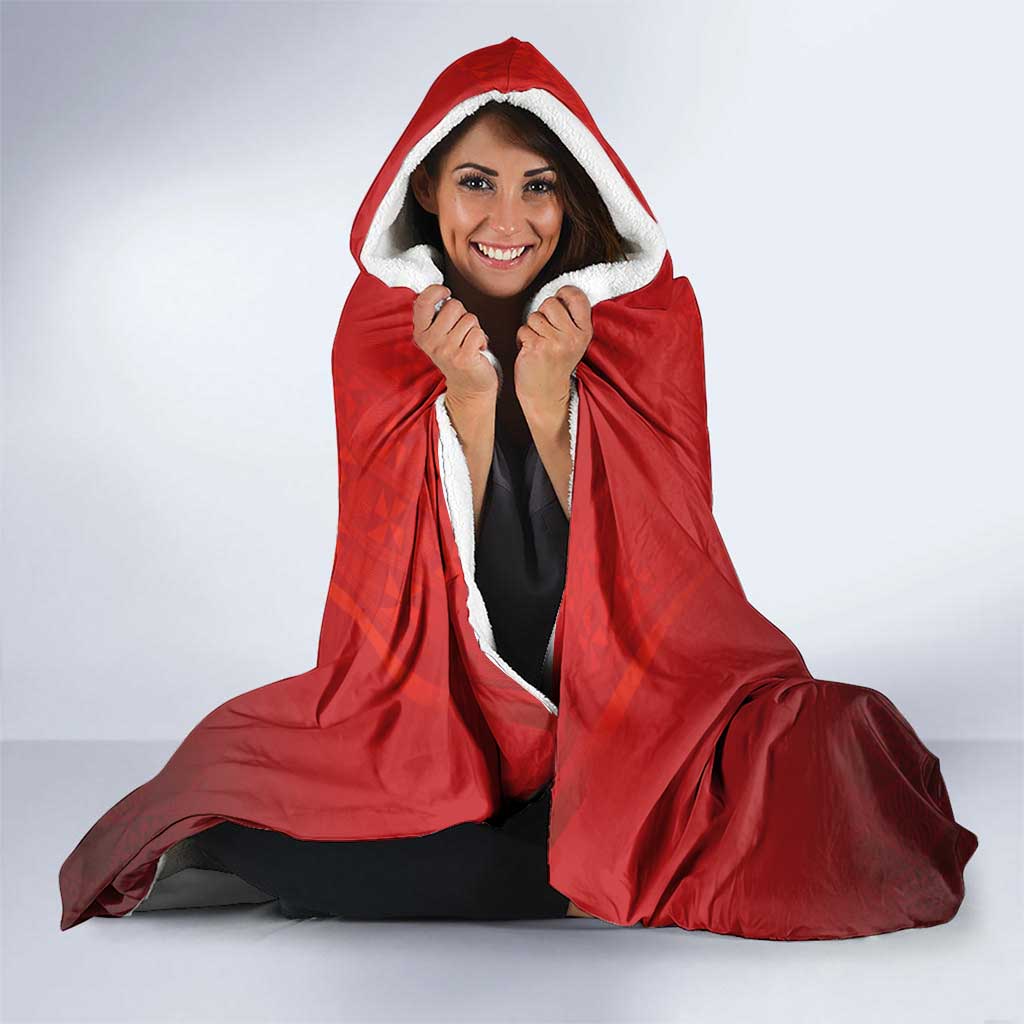Mate Ma'a Tonga Rugby Hooded Blanket Six Seven Six to The World