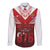 Mate Ma'a Tonga Rugby Long Sleeve Button Shirt Six Seven Six to The World