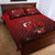 Mate Ma'a Tonga Rugby Quilt Bed Set Six Seven Six to The World