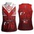 Mate Ma'a Tonga Rugby Women Sleeveless Polo Shirt Six Seven Six to The World