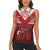 Mate Ma'a Tonga Rugby Women Sleeveless Polo Shirt Six Seven Six to The World