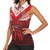 Mate Ma'a Tonga Rugby Women Sleeveless Polo Shirt Six Seven Six to The World