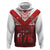 Mate Ma'a Tonga Rugby Zip Hoodie Six Seven Six to The World