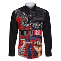 Aotearoa and Samoa Toitu Te Tiriti Family Matching Tank Maxi Dress and Hawaiian Shirt Honour the Treaty - Te Tiriti Is Us