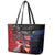 Aotearoa and Samoa Toitu Te Tiriti Leather Tote Bag Honour the Treaty - Te Tiriti Is Us