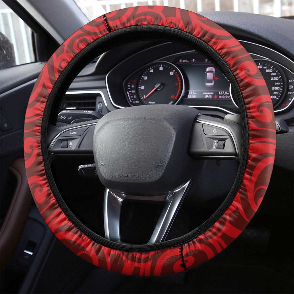 Aotearoa and Samoa Toitu Te Tiriti Steering Wheel Cover Honour the Treaty - Te Tiriti Is Us