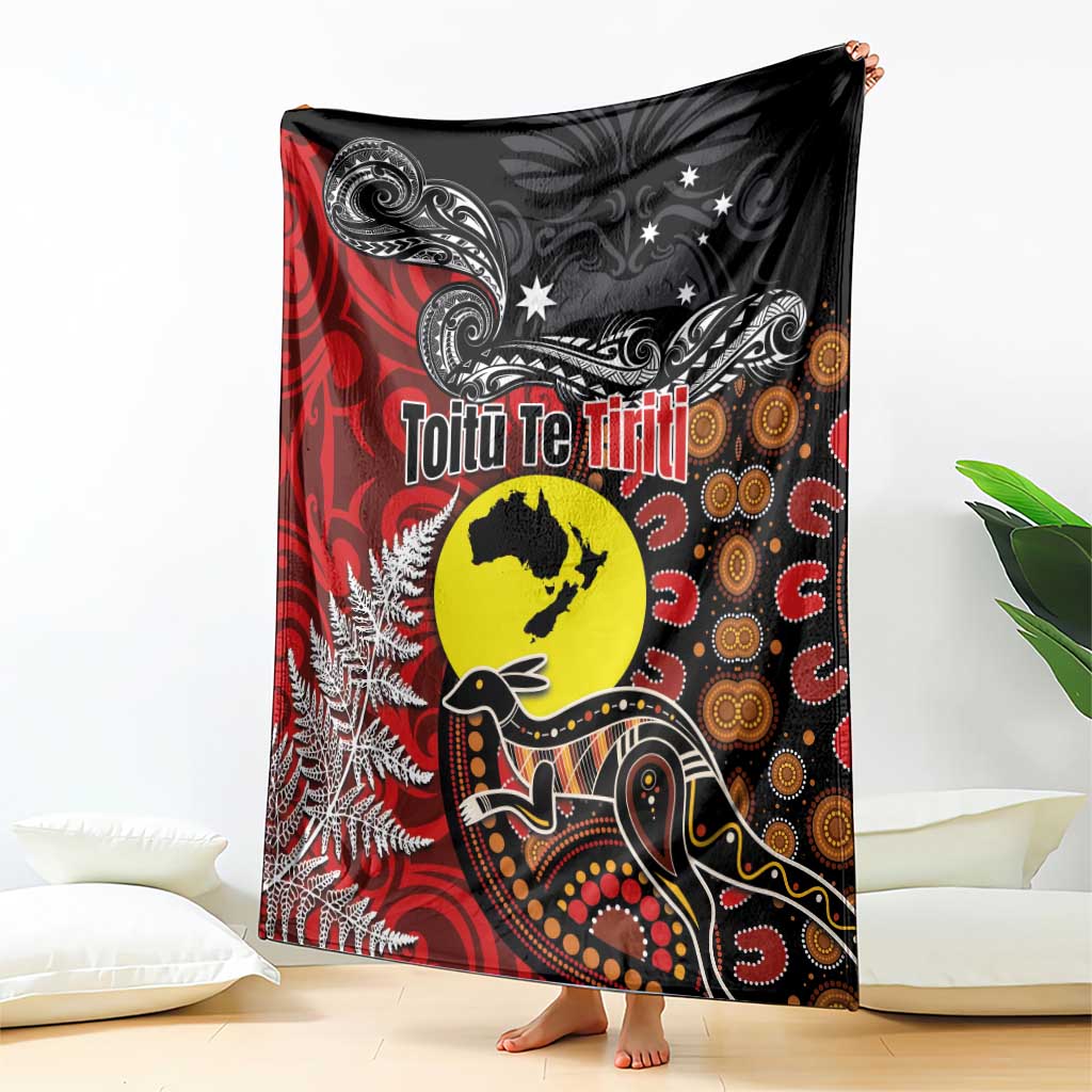 Aotearoa and Australia Toitu Te Tiriti Blanket Honour the Treaty - Te Tiriti Is Us