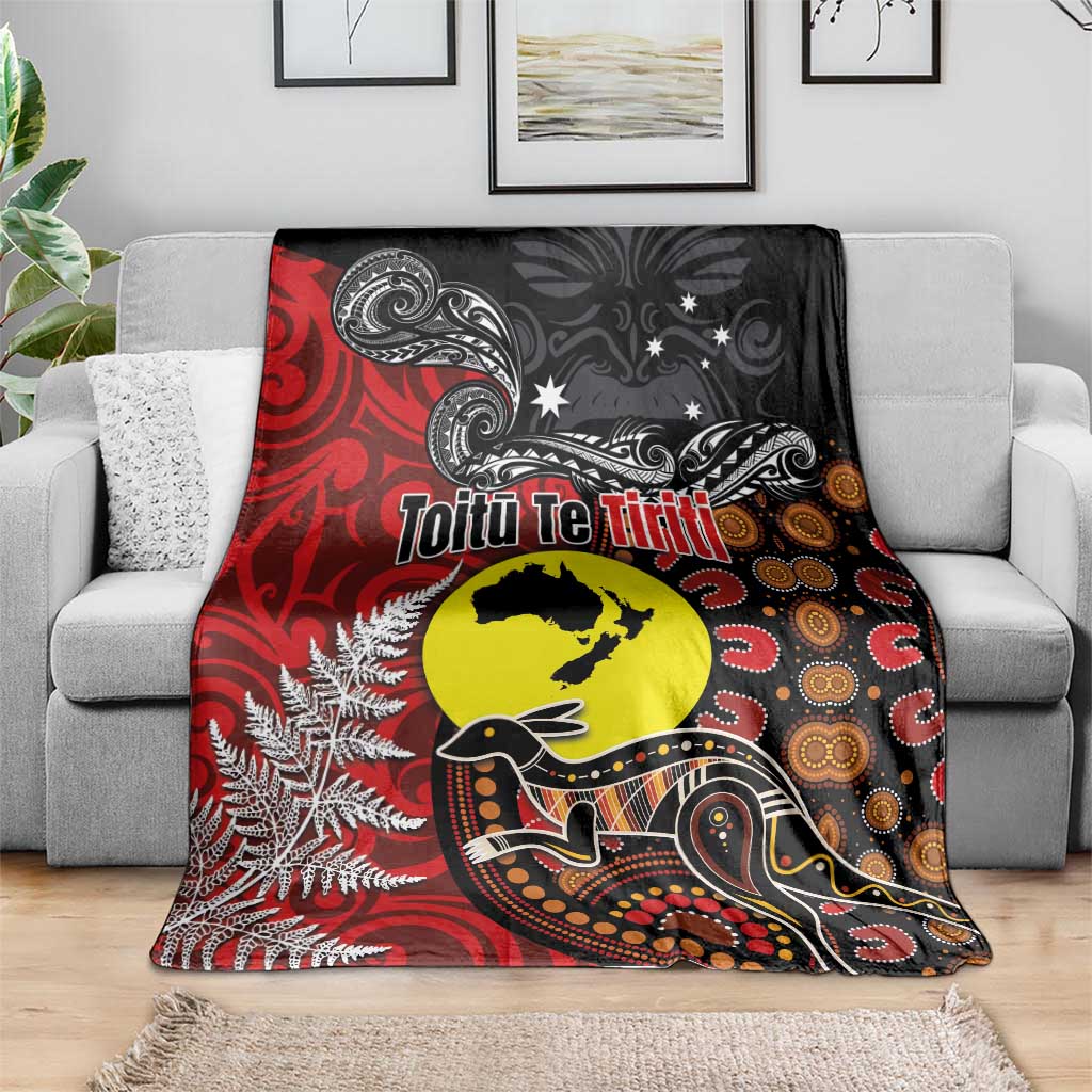 Aotearoa and Australia Toitu Te Tiriti Blanket Honour the Treaty - Te Tiriti Is Us
