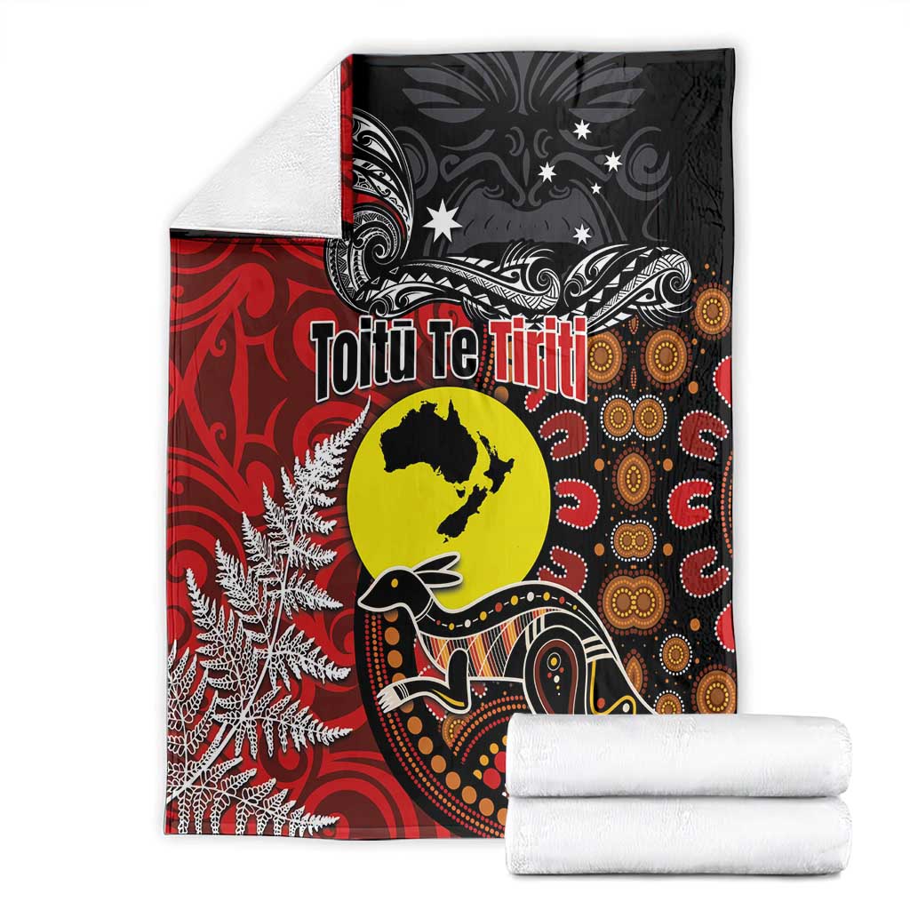 Aotearoa and Australia Toitu Te Tiriti Blanket Honour the Treaty - Te Tiriti Is Us
