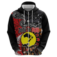 Aotearoa and Australia Toitu Te Tiriti Hoodie Honour the Treaty - Te Tiriti Is Us LT03 - Polynesian Pride