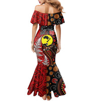 Aotearoa and Australia Toitu Te Tiriti Mermaid Dress Honour the Treaty - Te Tiriti Is Us LT03 - Polynesian Pride
