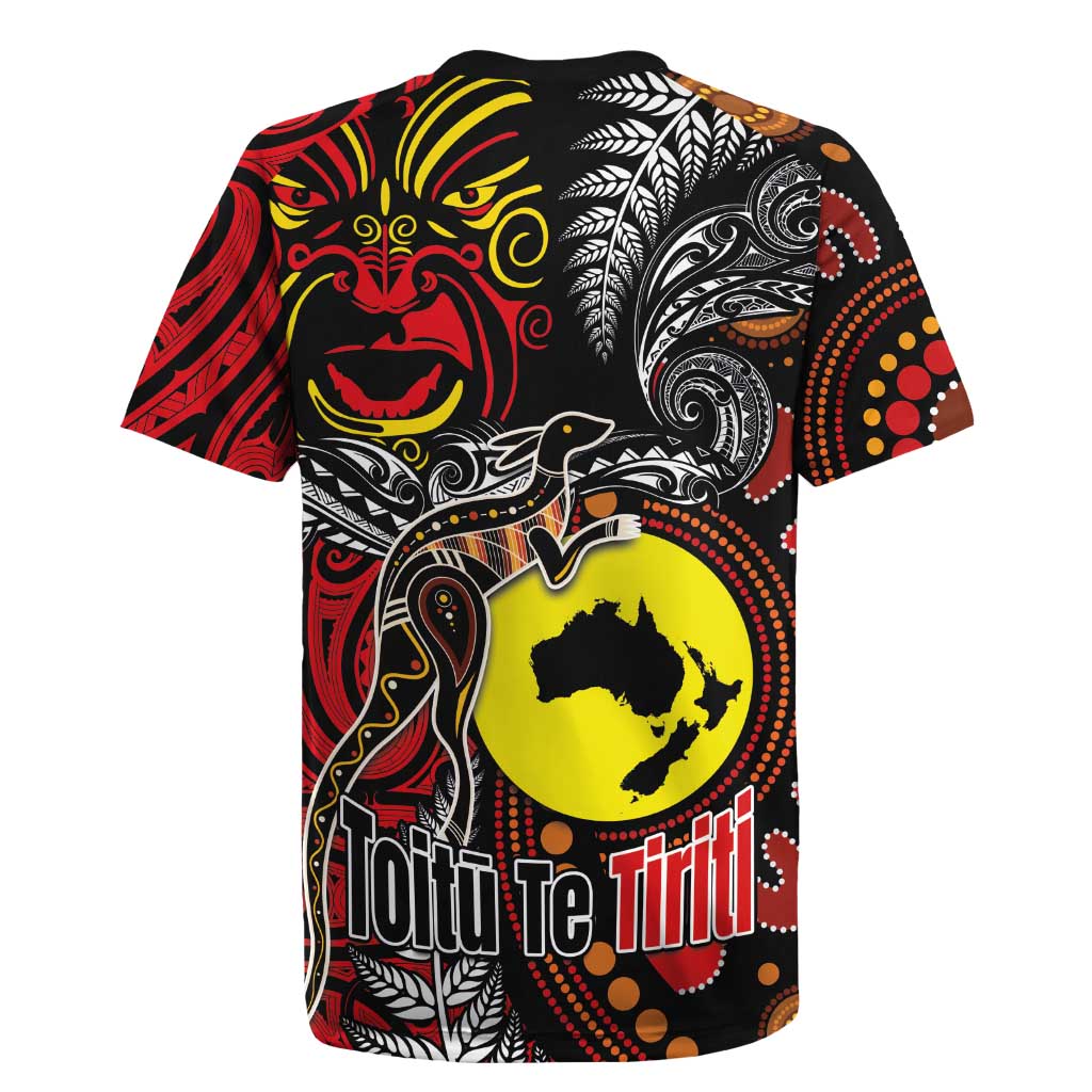 Aotearoa and Australia Toitu Te Tiriti Rugby Jersey Honour the Treaty - Stand Together Stand Stronger LT03 - Polynesian Pride