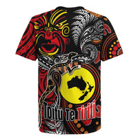 Aotearoa and Australia Toitu Te Tiriti Rugby Jersey Honour the Treaty - Stand Together Stand Stronger LT03 - Polynesian Pride