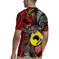 Aotearoa and Australia Toitu Te Tiriti Rugby Jersey Honour the Treaty - Stand Together Stand Stronger LT03 - Polynesian Pride
