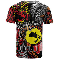 Aotearoa and Australia Toitu Te Tiriti T Shirt Honour the Treaty - Stand Together Stand Stronger
