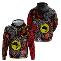 Aotearoa and Australia Toitu Te Tiriti Zip Hoodie Honour the Treaty - Stand Together Stand Stronger LT03 - Polynesian Pride