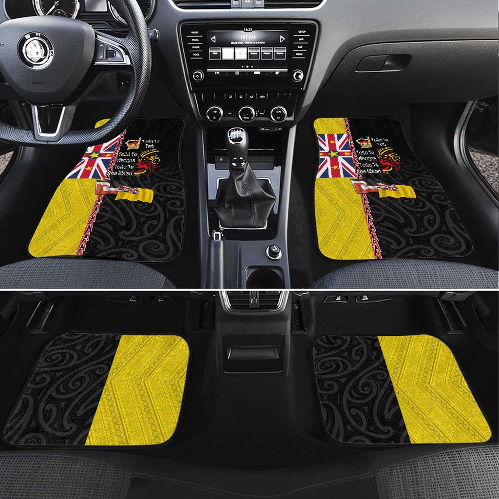 Aotearoa and Niue Toitu Te Tiriti Car Mats Honour the Treaty - Fight Together Stand Together