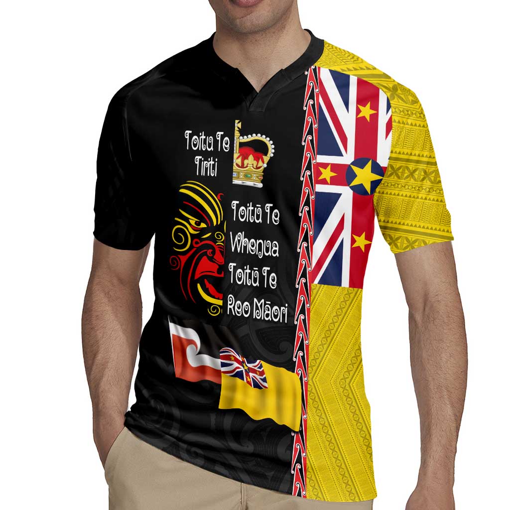 Aotearoa and Niue Toitu Te Tiriti Rugby Jersey Honour the Treaty - Fight Together Stand Together