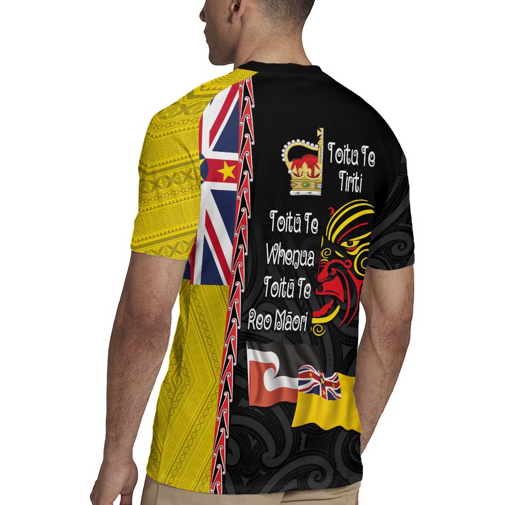 Aotearoa and Niue Toitu Te Tiriti Rugby Jersey Honour the Treaty - Fight Together Stand Together