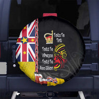 Aotearoa and Niue Toitu Te Tiriti Spare Tire Cover Honour the Treaty - Fight Together Stand Together