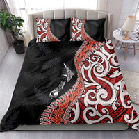 Aotearoa Maori Stylized Koru - Silver Ferns Bedding Set
