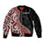 Aotearoa Maori Stylized Koru - Silver Ferns Bomber Jacket