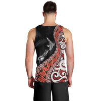 Aotearoa Maori Stylized Koru - Silver Ferns Men Tank Top