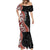 Aotearoa Maori Stylized Koru - Silver Ferns Mermaid Dress