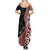 Aotearoa Maori Stylized Koru - Silver Ferns Summer Maxi Dress