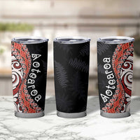 Aotearoa Maori Stylized Koru - Silver Ferns Tumbler Cup