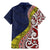 Aotearoa and Niue Family Matching Mermaid Dress and Hawaiian Shirt Hiapo Maori Stylized Koru