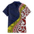 Aotearoa and Niue Hawaiian Shirt Hiapo Maori Stylized Koru