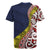 Aotearoa and Niue Rugby Jersey Hiapo Maori Stylized Koru