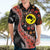 Aotearoa and Australia Hawaiian Shirt Maori Koru Ferns With Aboriginal Kangaroo