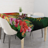 Hawaiian Reggae Tablecloth Jawaiian One Love-Tribal Tatoos and Rastafari Lion LT03 - Polynesian Pride