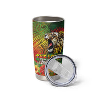 Hawaiian Reggae Tumbler Cup Jawaiian One Love-Tribal Tatoos and Rastafari Lion LT03 - Polynesian Pride