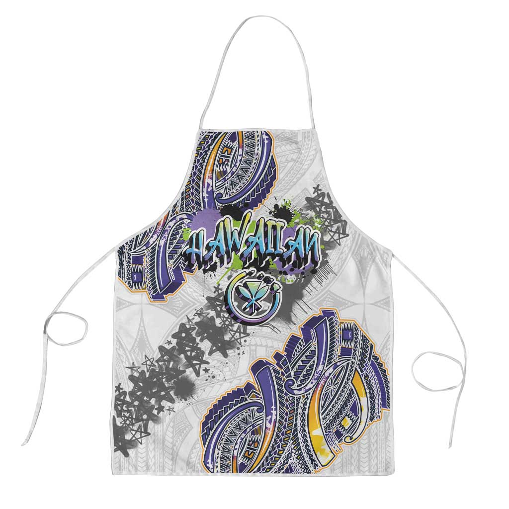 Traditional Art Hawaiian Kakau Tattoos Apron Graffiti Style - Polynesian Pride