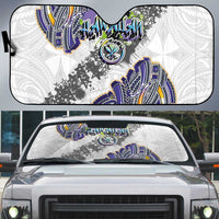 Traditional Art Hawaiian Kakau Tattoos Auto Sun Shade Graffiti Style - Polynesian Pride