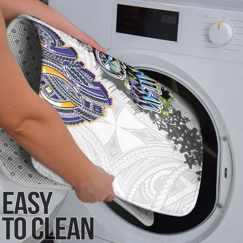 Traditional Art Hawaiian Kakau Tattoos Bathroom Set Graffiti Style - Polynesian Pride