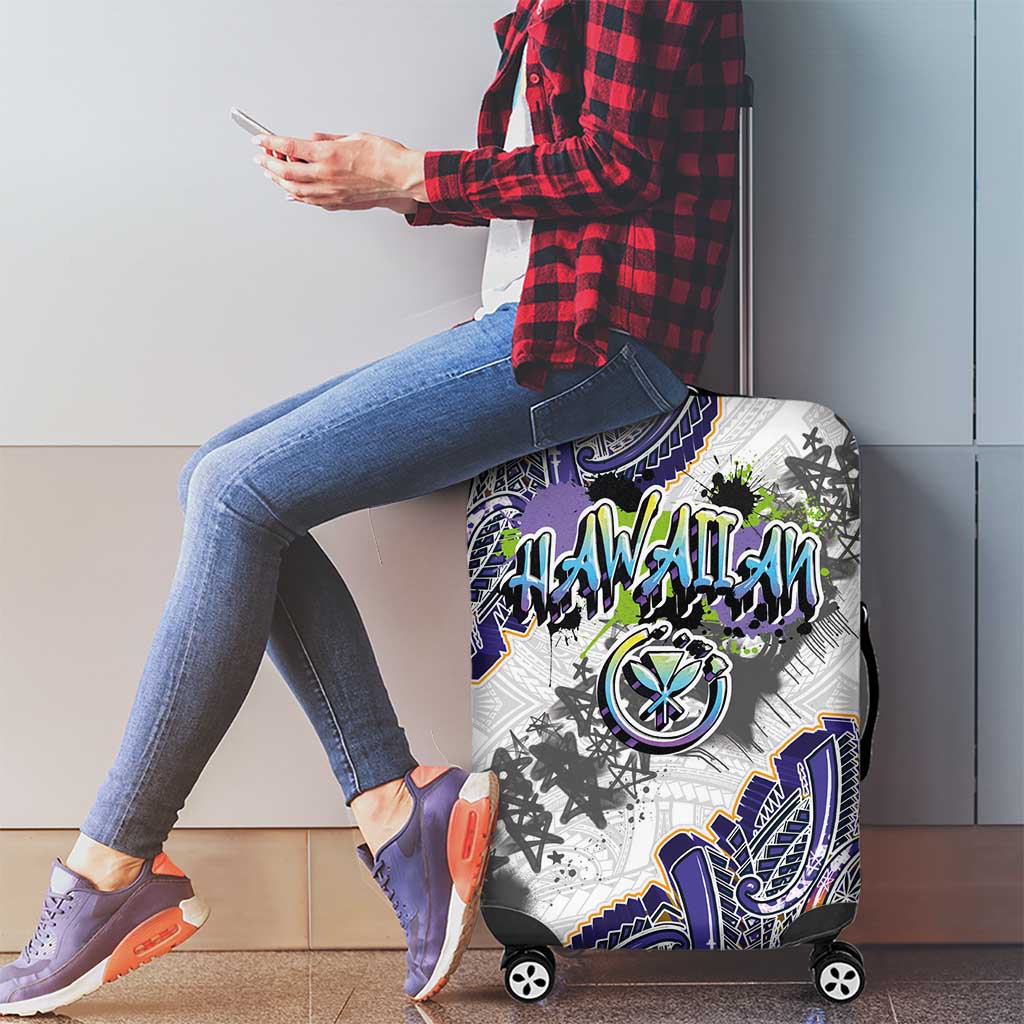 Traditional Art Hawaiian Kakau Tattoos Luggage Cover Graffiti Style - Polynesian Pride