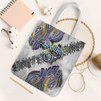 Traditional Art Hawaiian Kakau Tattoos Tote Bag Graffiti Style LT03 White Strap One Size White - Polynesian Pride