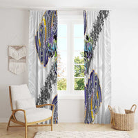 Traditional Art Hawaiian Kakau Tattoos Window Curtain Graffiti Style - Polynesian Pride