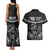 Custom Hawaii Warrior Couples Matching Tank Maxi Dress and Hawaiian Shirt Kakau Quilt Pattern LT03 - Polynesian Pride